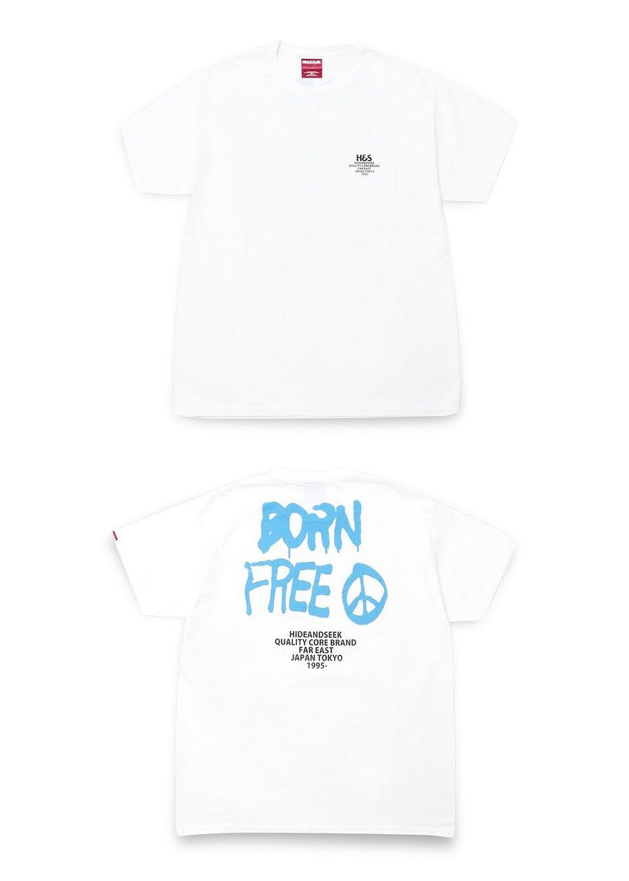 HIDE AND SEEK - 【ラスト1点 / お取り寄せ不可】BORN FREE S/S TEE