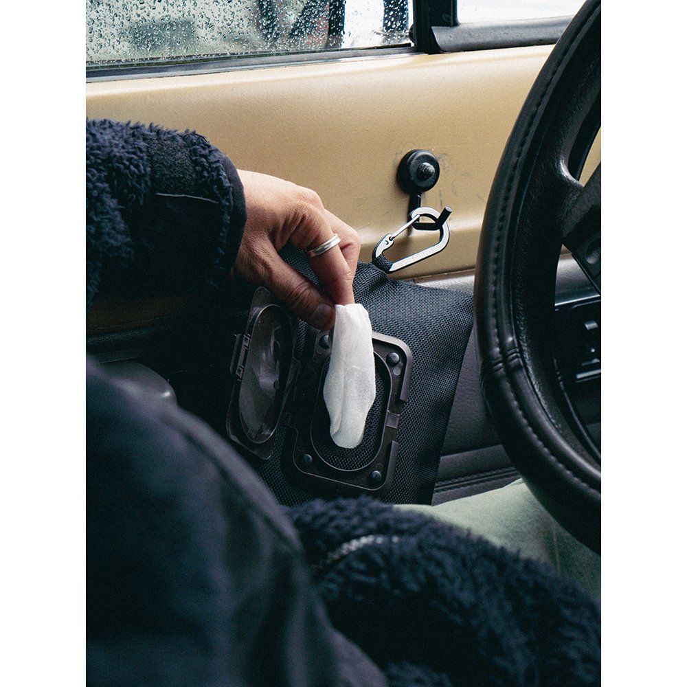 WET WIPES CAR HOLDER (BLACK) / ウェットティッシュケース