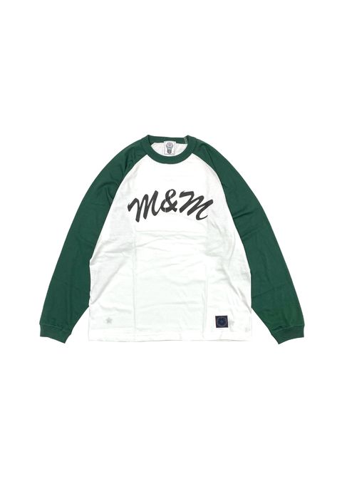 【ラスト1点】Logo Raglan L/S Tee (IVY GREEN) / ラグラン ロングスリーブ Tシャツ