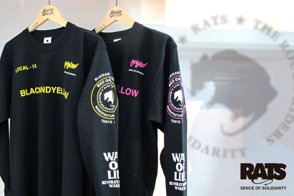RATS / LOCAL-13 L/S 販売告知。 | LOOPHOLE