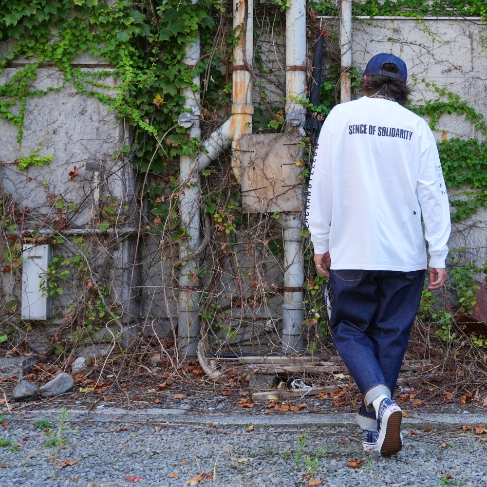 MC L/S TEE (WHITE) / MC ロング Tシャツ