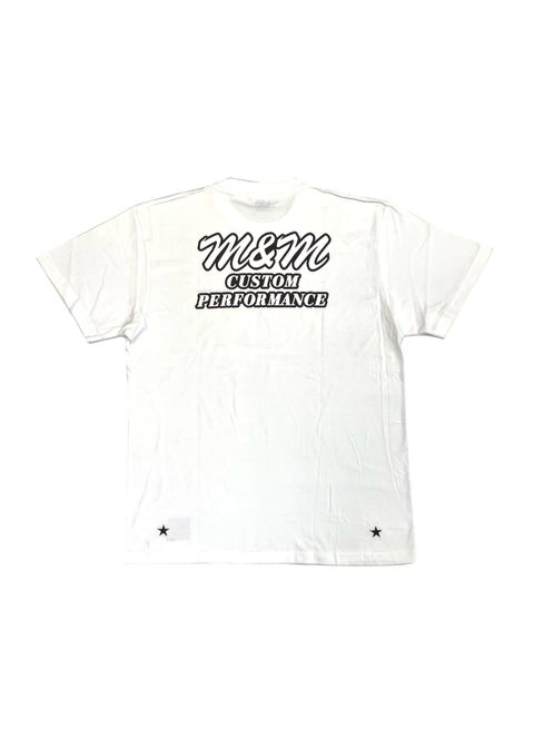 Edge Logo Tee (WHITE) / ロゴ バックプリント Tシャツ