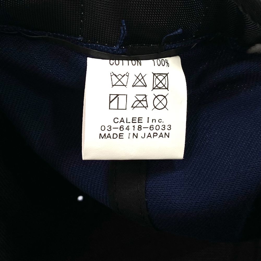 CALEE - CALEE LOGO TWILL CAP (NAVY) / オリジナル ロゴ刺繍
