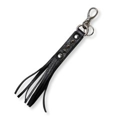 STUDS LEATHER ASSORT KEY RING <TYPE 1 > (BLACK A) / スタッズ レザー キーリング