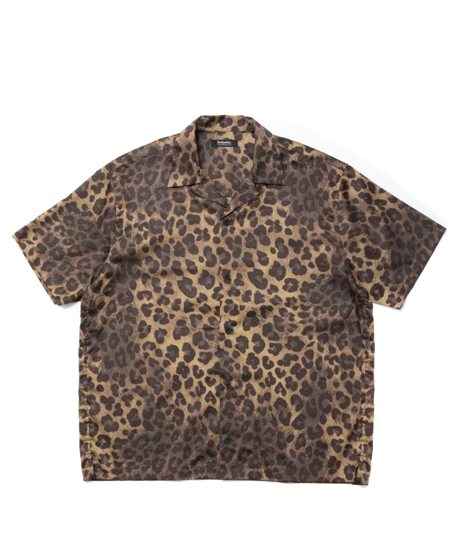 ROTTWEILER - R9 LEOPARD S/S SHIRT (BEIGE) / レオパード オープン ...