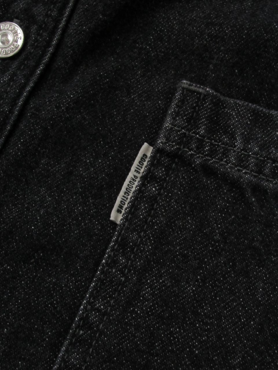 COOTIE PRODUCTIONS - Denim Work Shirt (BLACK FADE) / デニムビッグ