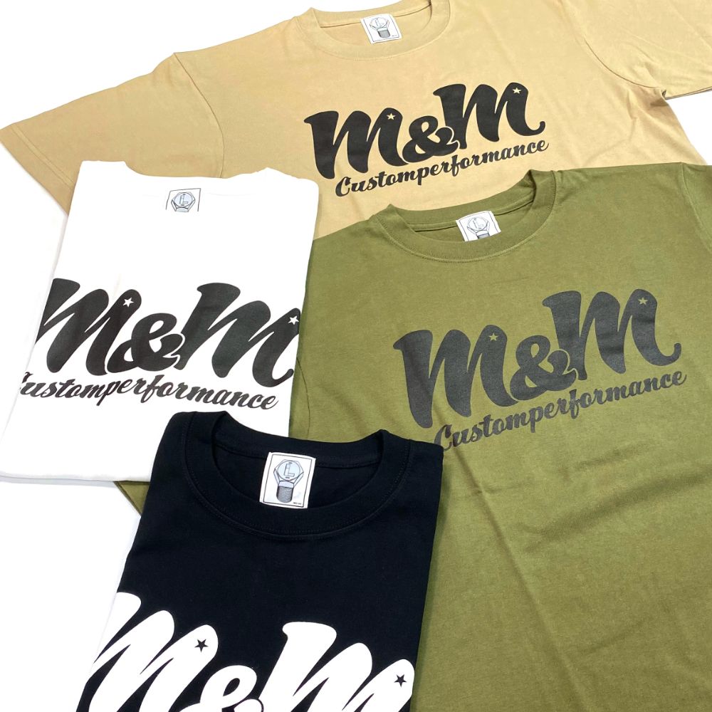 M&M 新作販売告知 / フロントプリントTシャツは型数少なくお薦めです