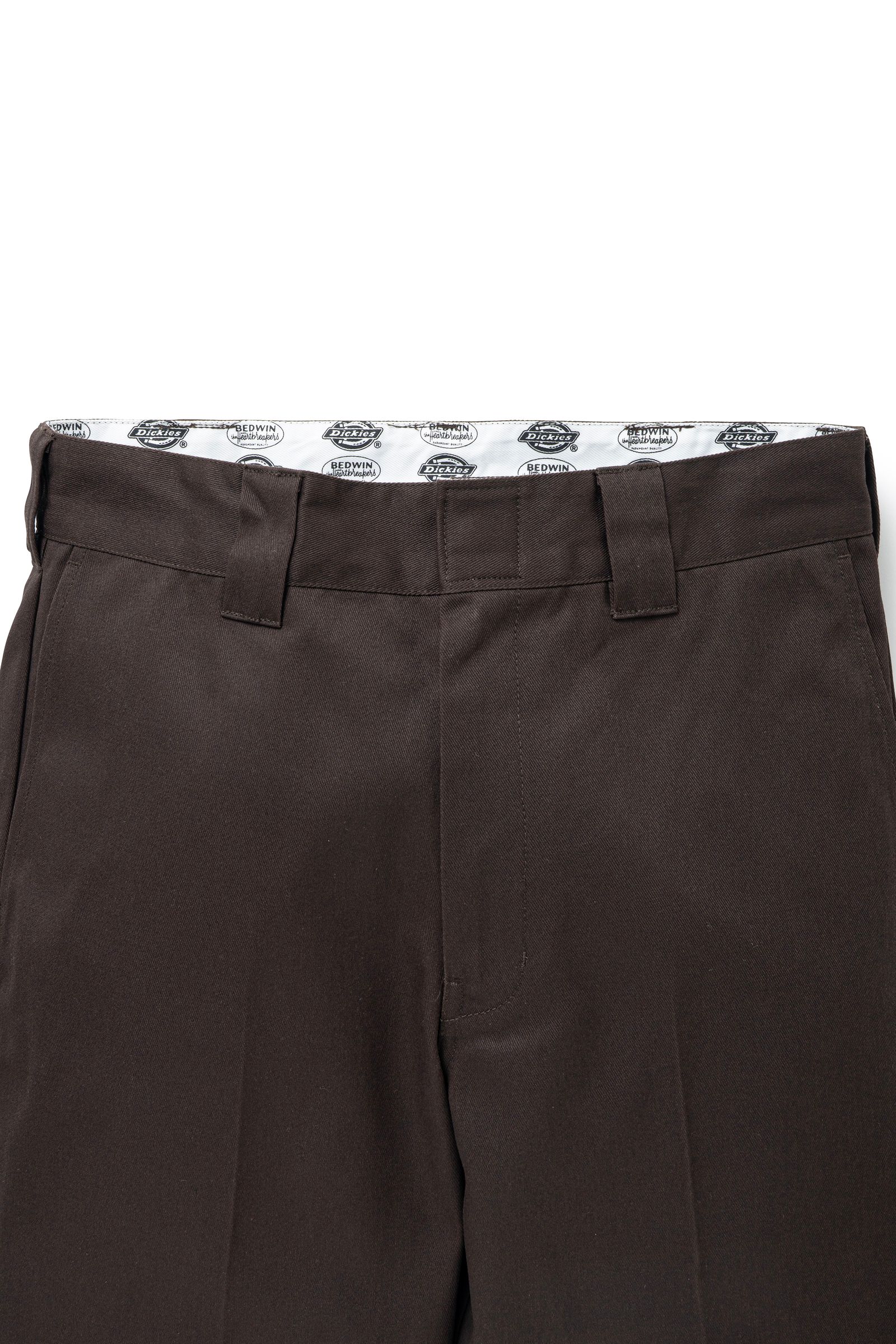 10/L DICKIES SLIM FIT PANTS "BENEDICT" (D.BROWN) / ディッキーズ コラボチノパンツ