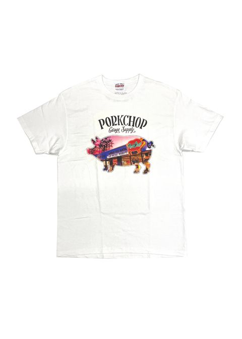 PORK STORE TEE (WHITE) / ポーク ストア Tシャツ