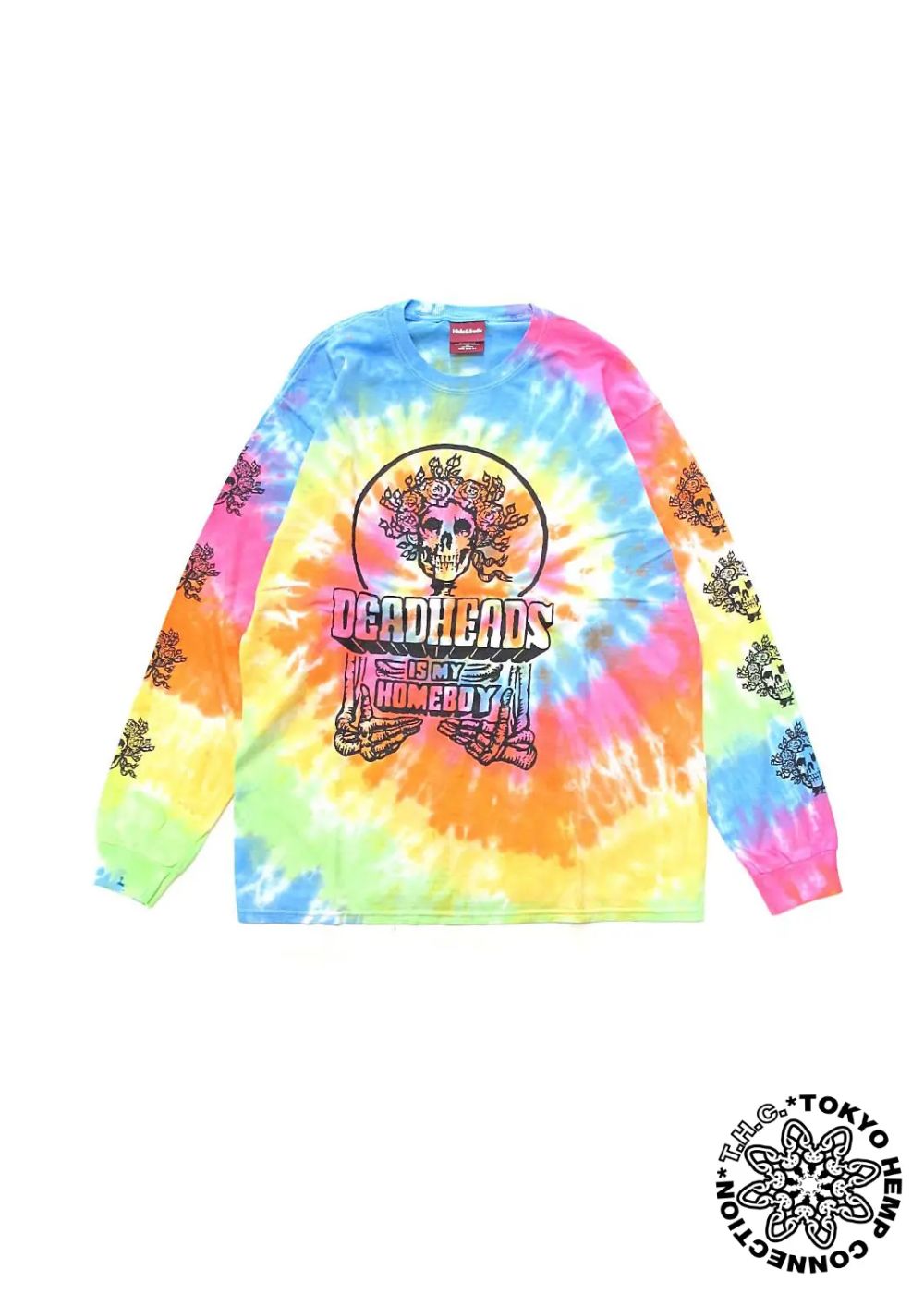 ×THC L/S TEE (TIE DYE PASTEL) / TOKYO HEMP CONNECTION コラボタイダイ染めロンT