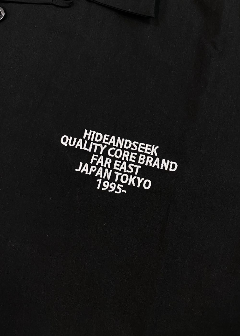 HIDE AND SEEK - H&S S/S Shirt (BLACK) / オリジナル オープン