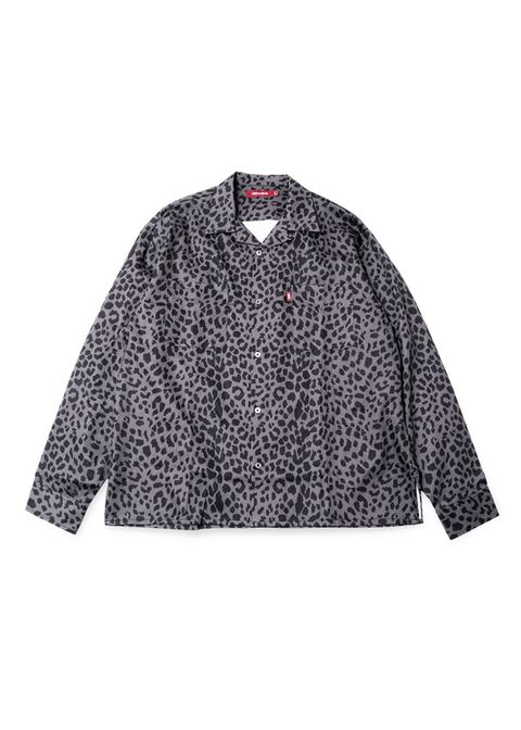 Panther L/S Shirt (BLACK) / オリジナル パンサー オープンカラー シャツ