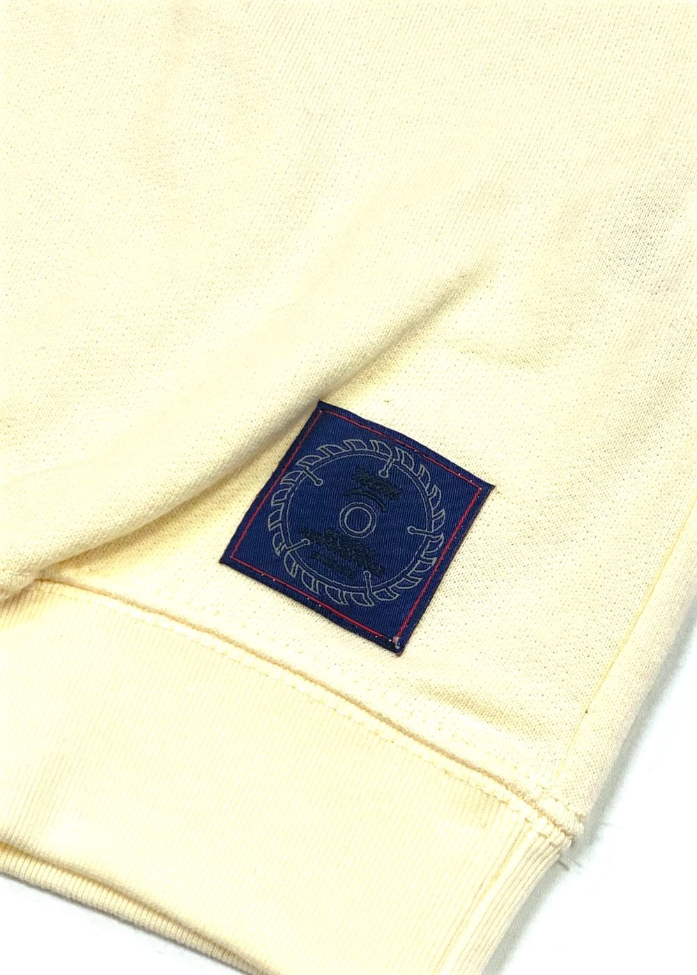Short Sleeve Sweat (NATURAL) / ロゴ刺繍 半袖 クルーネック スウェット / セットアップ可能