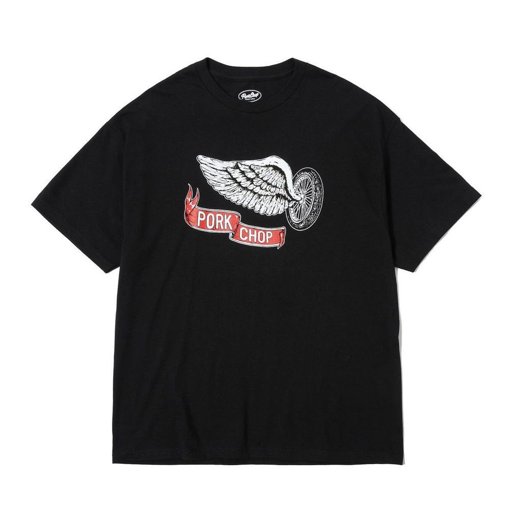PORKCHOP GARAGE SUPPLY - FLYING WEEL P (×MASSES) (BLACK