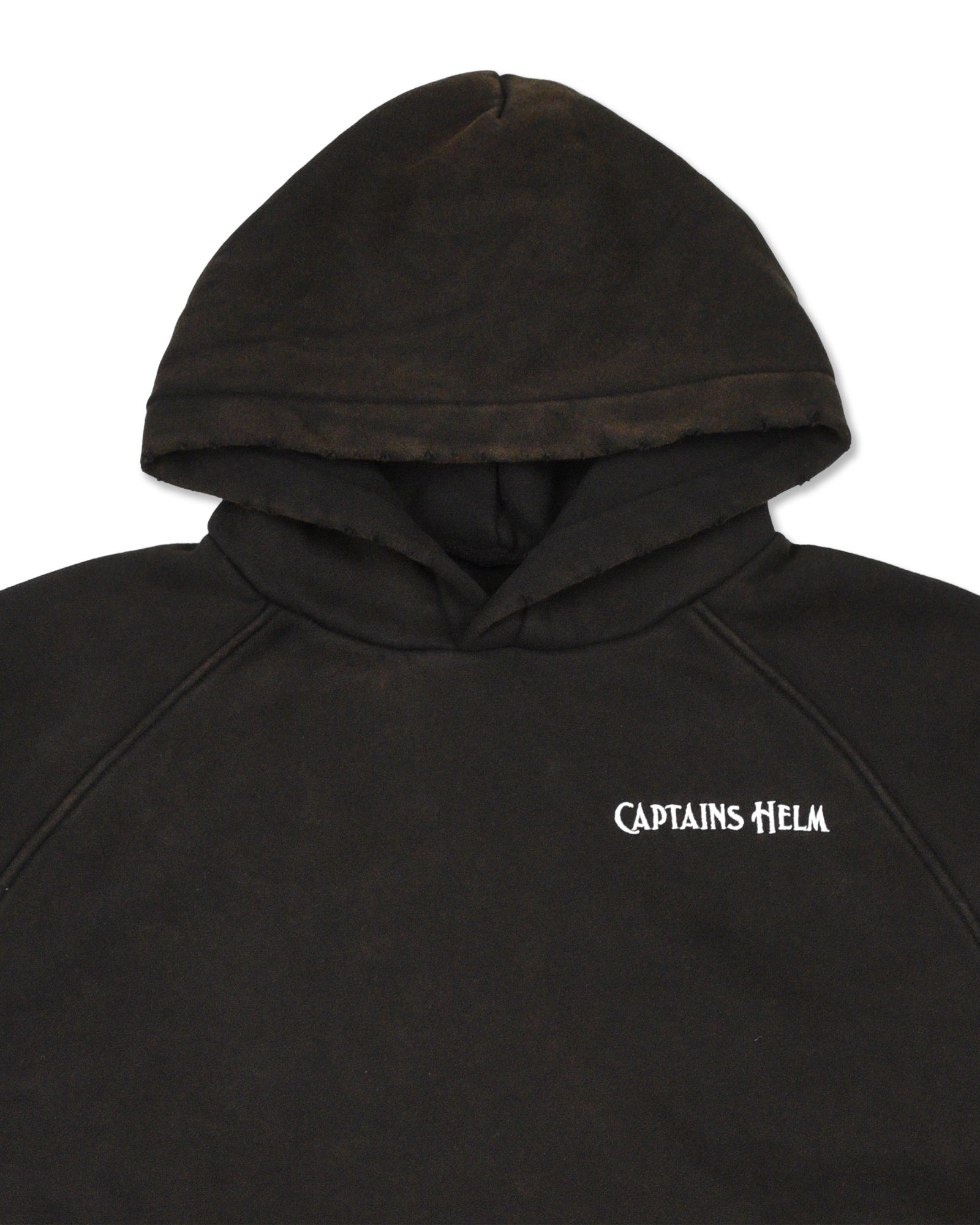 VINTAGE LOGO HOODIE (VINTAGE BLACK) / ヴィンテージ加工 ロゴ スウェット パーカー