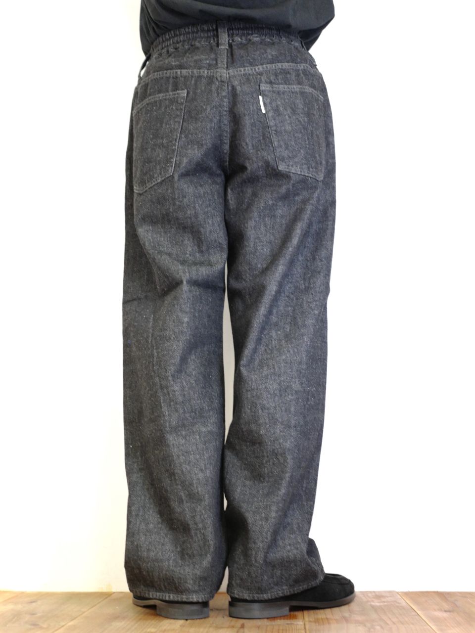 COOTIE PRODUCTIONS - 5 Pocket Denim Easy Pants (BLACK 1 WASH