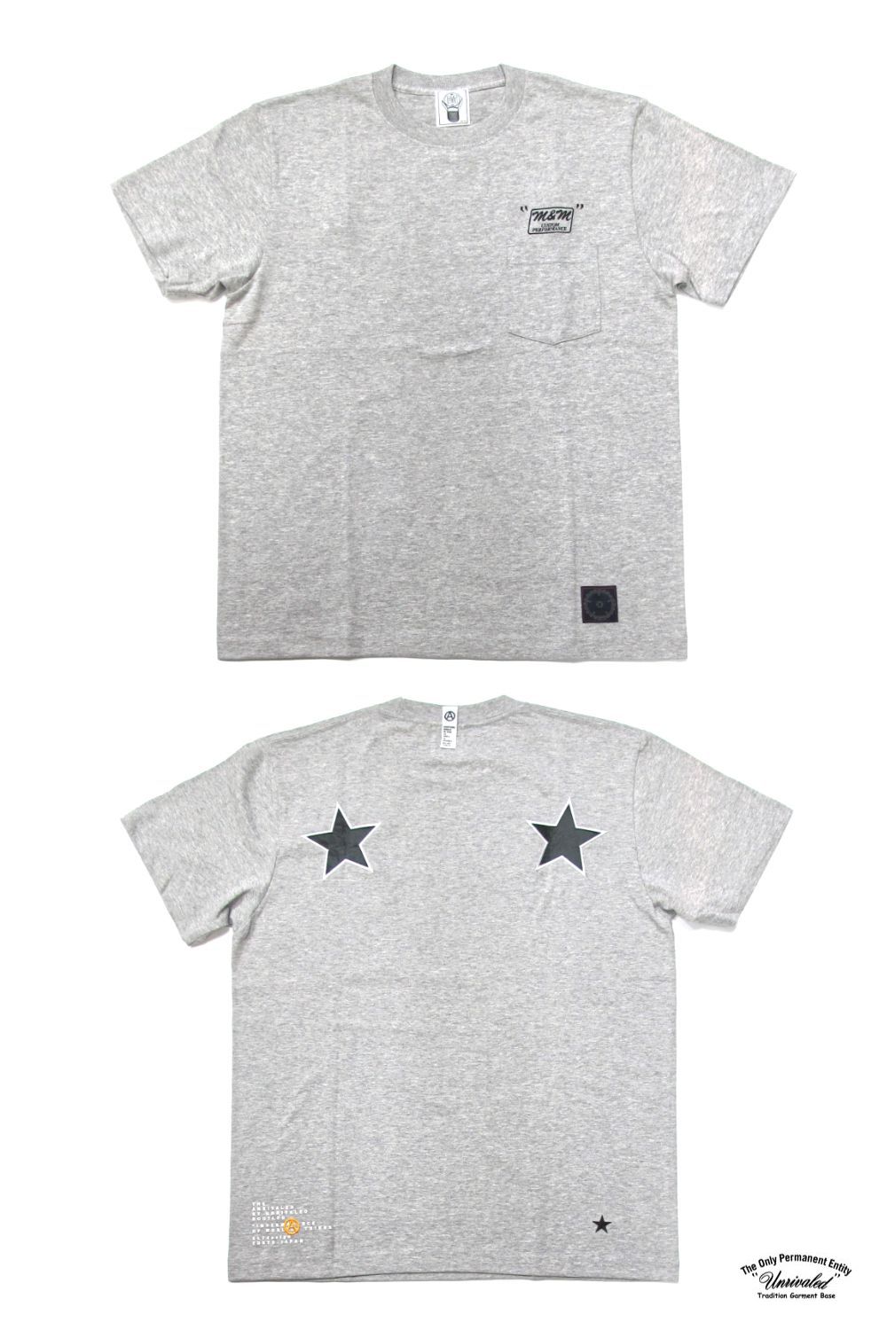 M&M CUSTOM PERFORMANCE - PRINT S/S TEE (GRAY) / アン