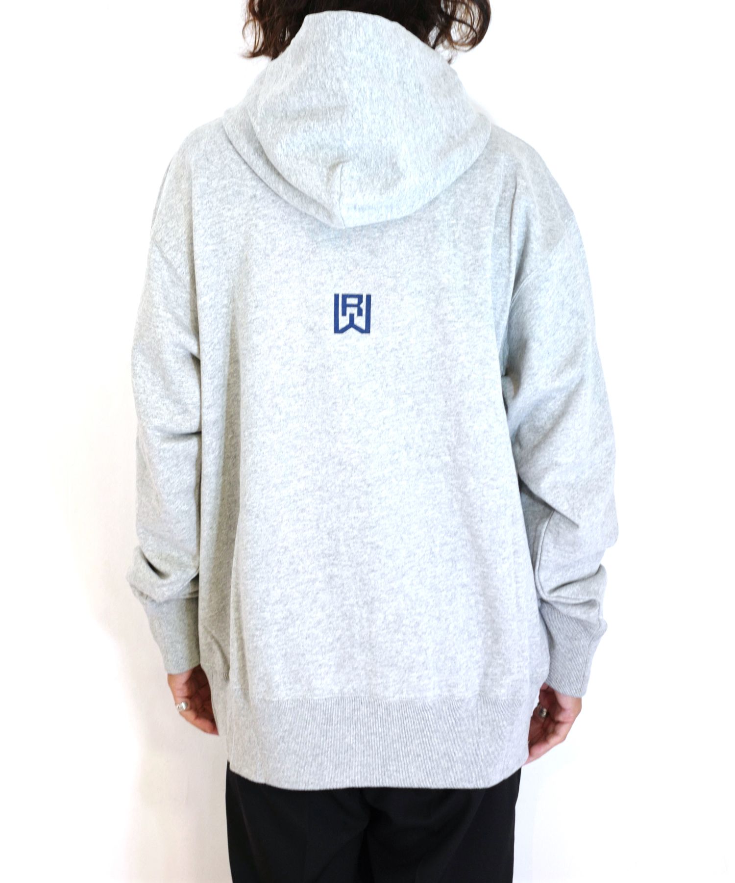 ROTTWEILER - B.D SWEAT PARKA (GRAY) / プリント スウェットパーカー