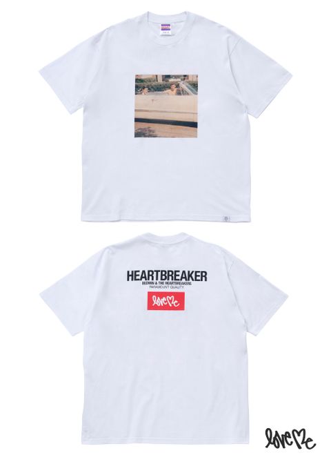 S/S LOVE ME LOGO TEE "BYERS" (WHITE) / カーティス・クリグ コラボ フォトTee