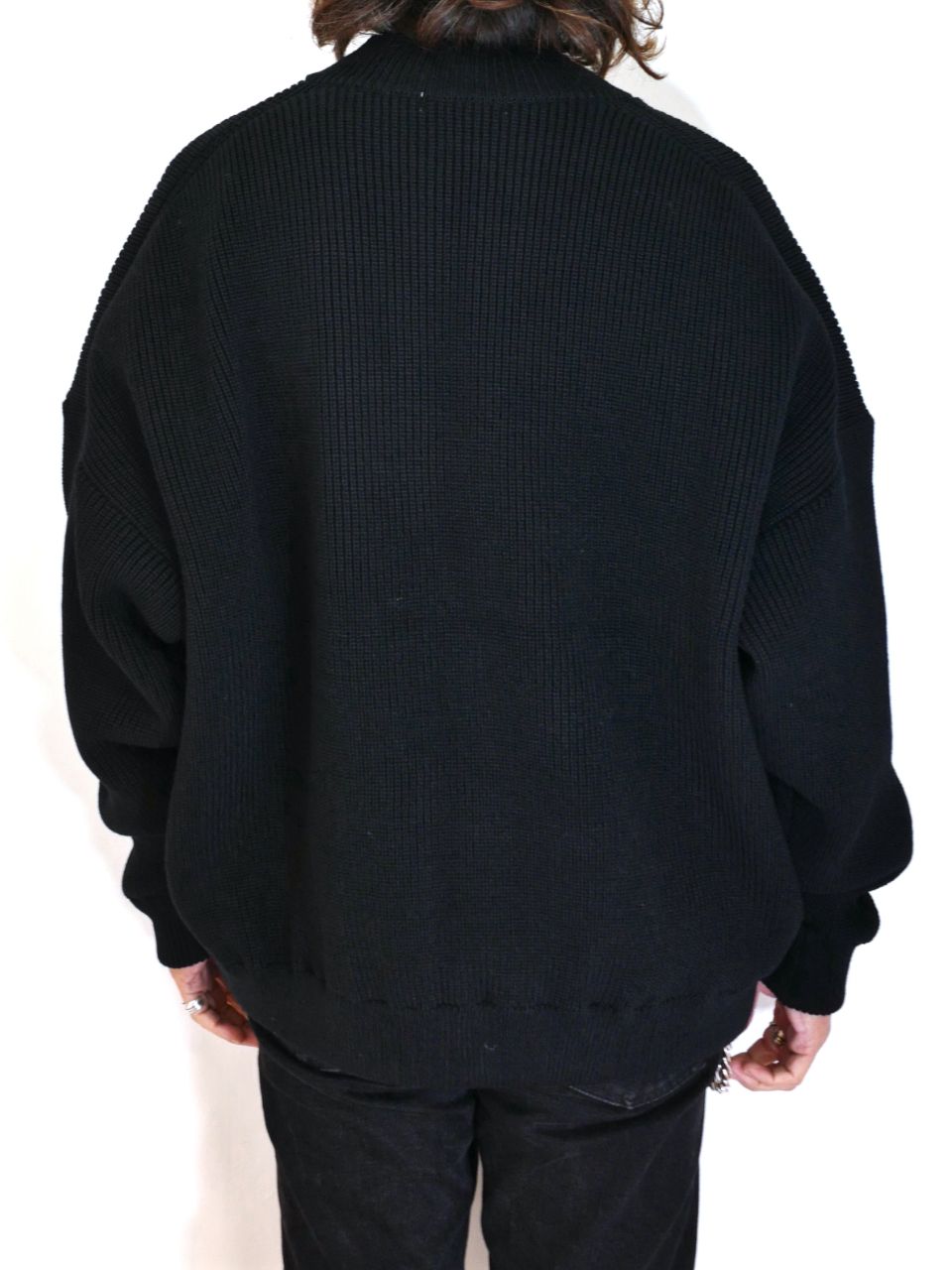 COOTIE PRODUCTIONS - Rib Stitch Drivers Sweater (BLACK) / リブ編み ...