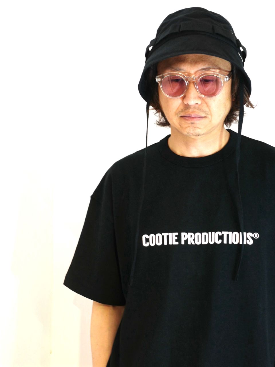 COOTIE PRODUCTIONS - Raza Round Glasses (CLEAR×PINK) / オリジナル