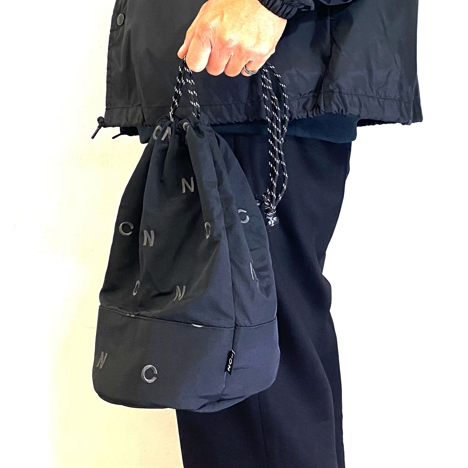 巾着バッグ (BLACK)