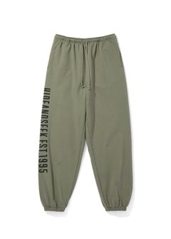 College Sweat Pant (OLIVE DRAB) / オリジナル セットアップスウェットパンツ / セットアップ可能