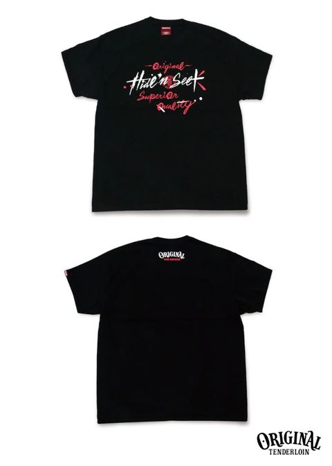 ×TENDERLOIN S/S TEE (BLACK) / テンダーロイン コラボT