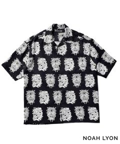 ×NOAH LYON S/S Open Collar SH (BLT) / ノア ライオン コラボ シャツ / セットアップ可能
