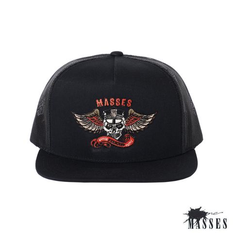 MESH CAP EAGLE P (×MASSES) (BLACK) / マシス コラボレーション メッシュキャップ