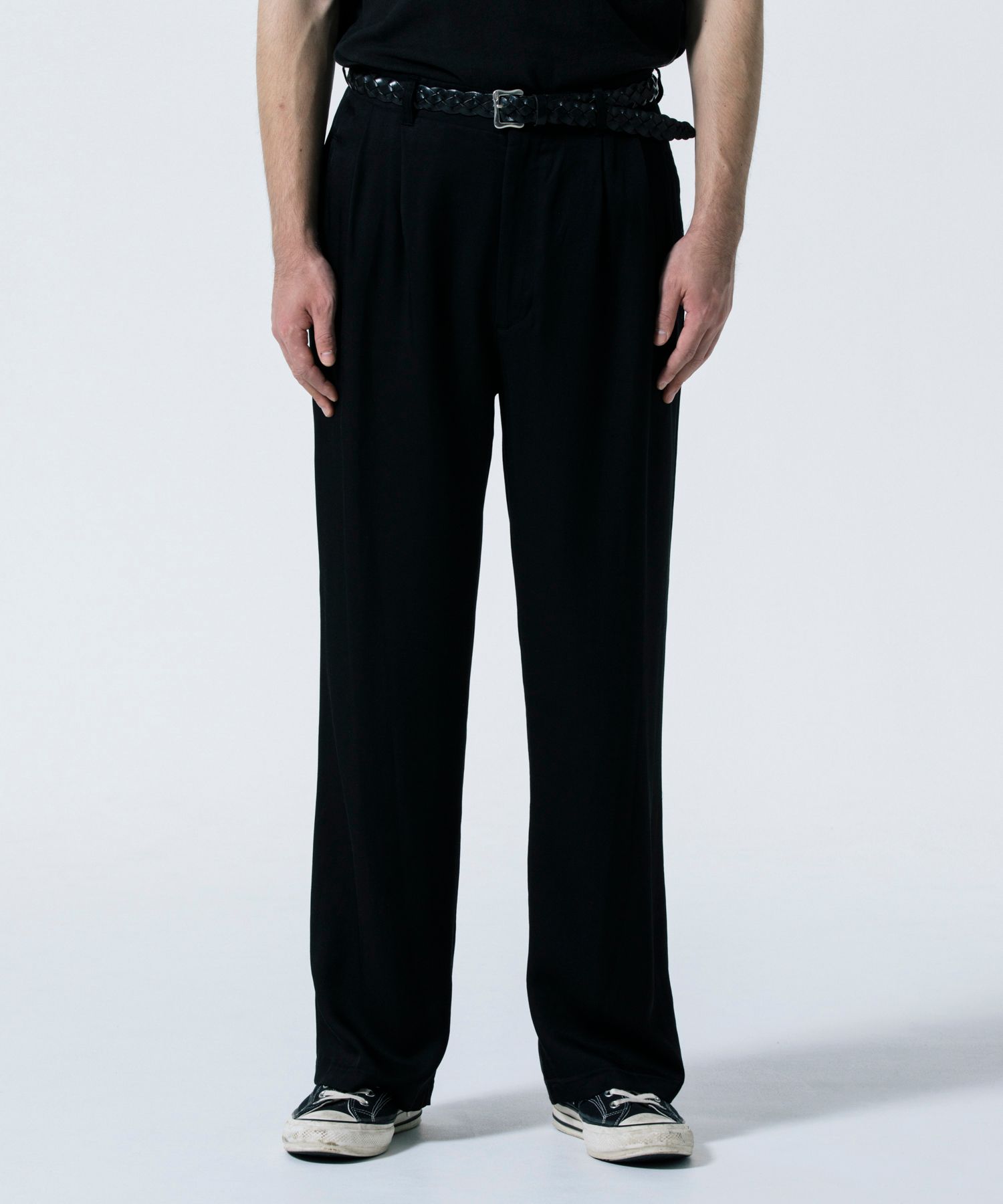 R9 2TAC CHINO PANTS (BLACK) / オリジナル チノパンツ