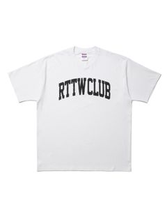RTTW.C TEE (WHITE) / カレッジロゴ プリント Tシャツ