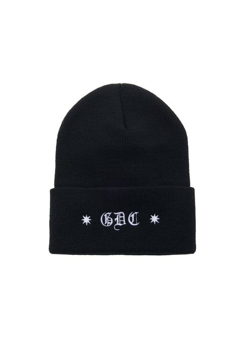 Old English Knit Cap (BLACK) / オールドイングリッシュ ロゴ ニットキャップ。