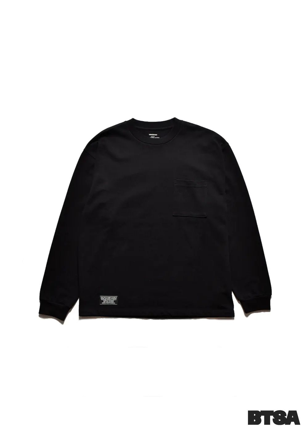 Heavy weight Loose Fit L/S T-SH (BLK) / BTSA コラボ Tシャツ