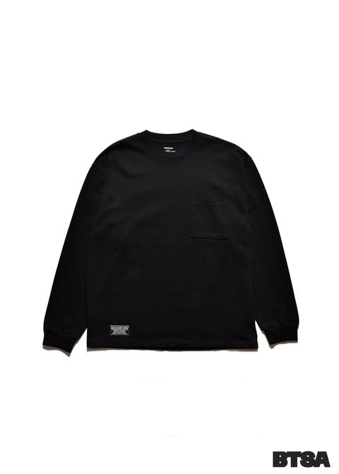 Heavy weight Loose Fit L/S T-SH (BLK) / BTSA コラボ Tシャツ