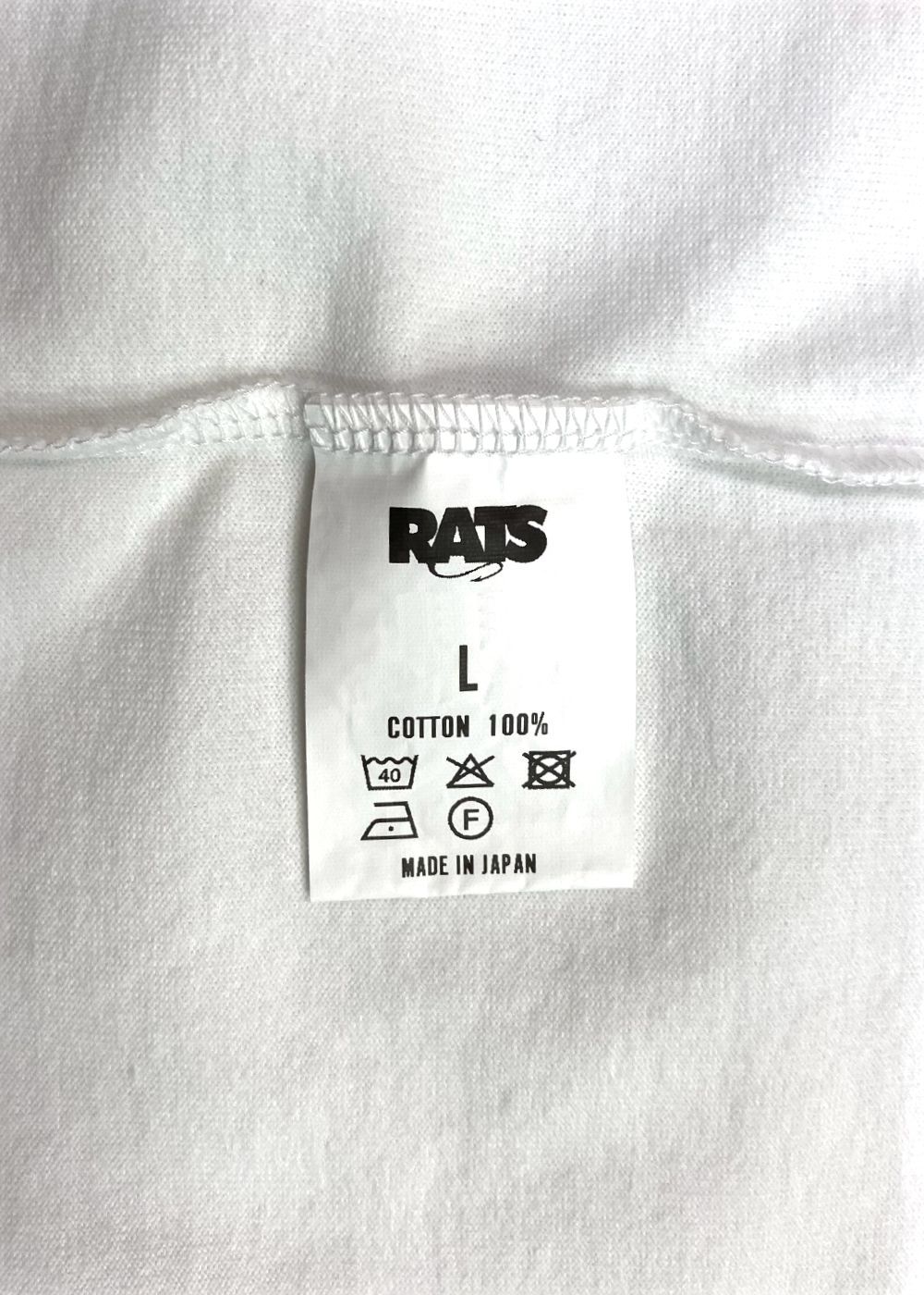 RATS - SOLIDARITY TEE (WHITE) / ソリダリティー Tシャツ