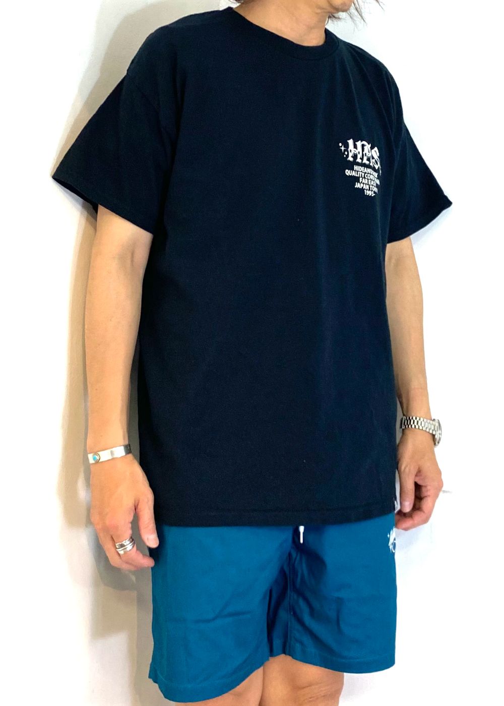 N.L.U. S/S Tee (Back) (BLACK) /  プリントTee (バック)