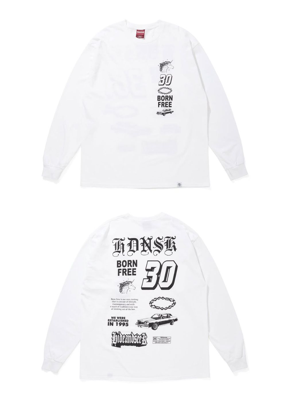Tenderloin スカルプリント ロングスリーブTシャツ　L スカル・ロングスリーブTシャツ -ハーレーダビッドソン公式