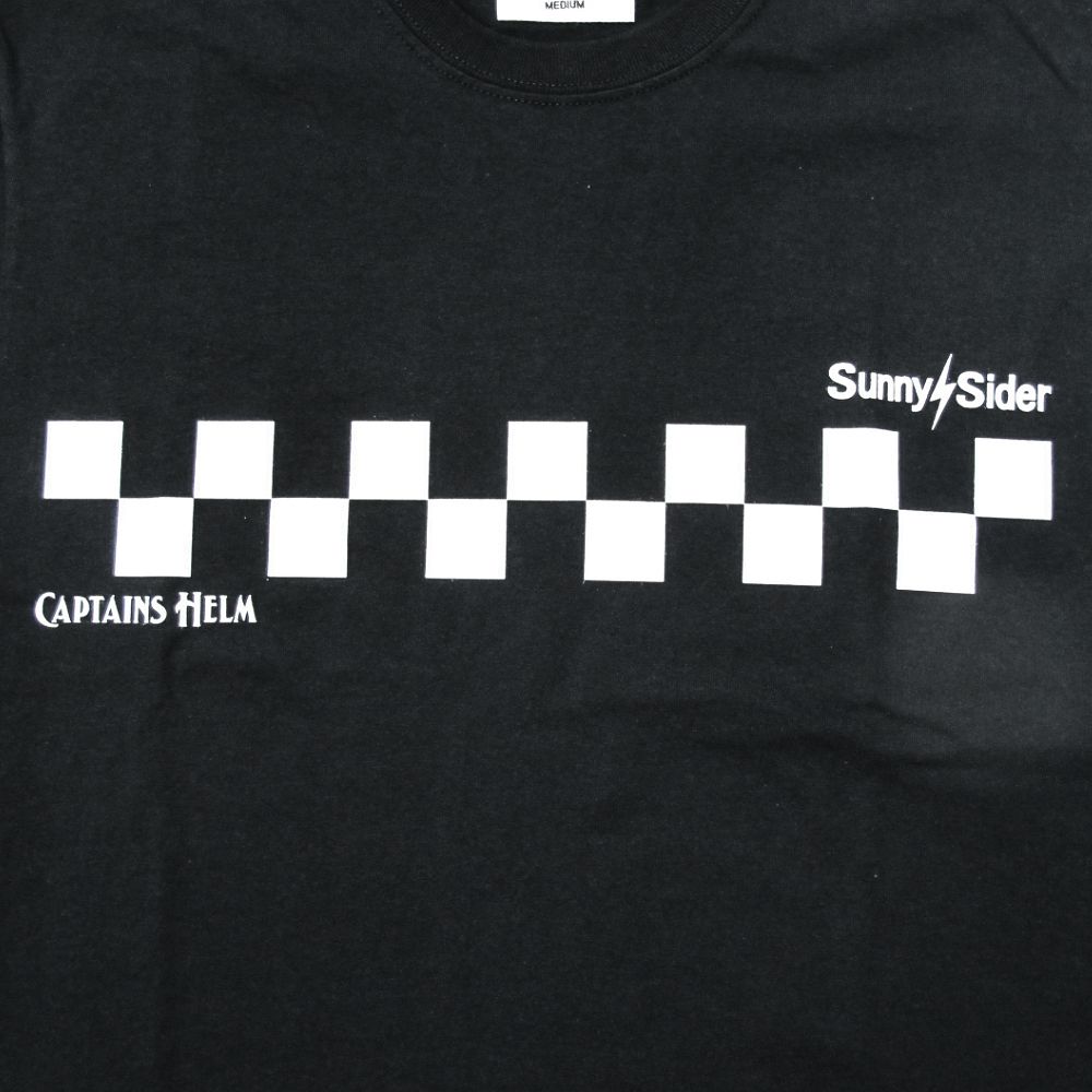 ×SUNNY C SIDER CHECKER LOGO S/S TEE (BLACK) / サニーシーサイダー コラボチェッカーロゴT