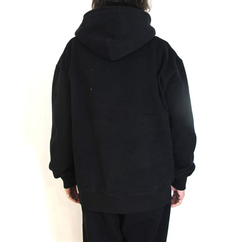 ヘビーオンスビックシルエットパーカー (BLACK)