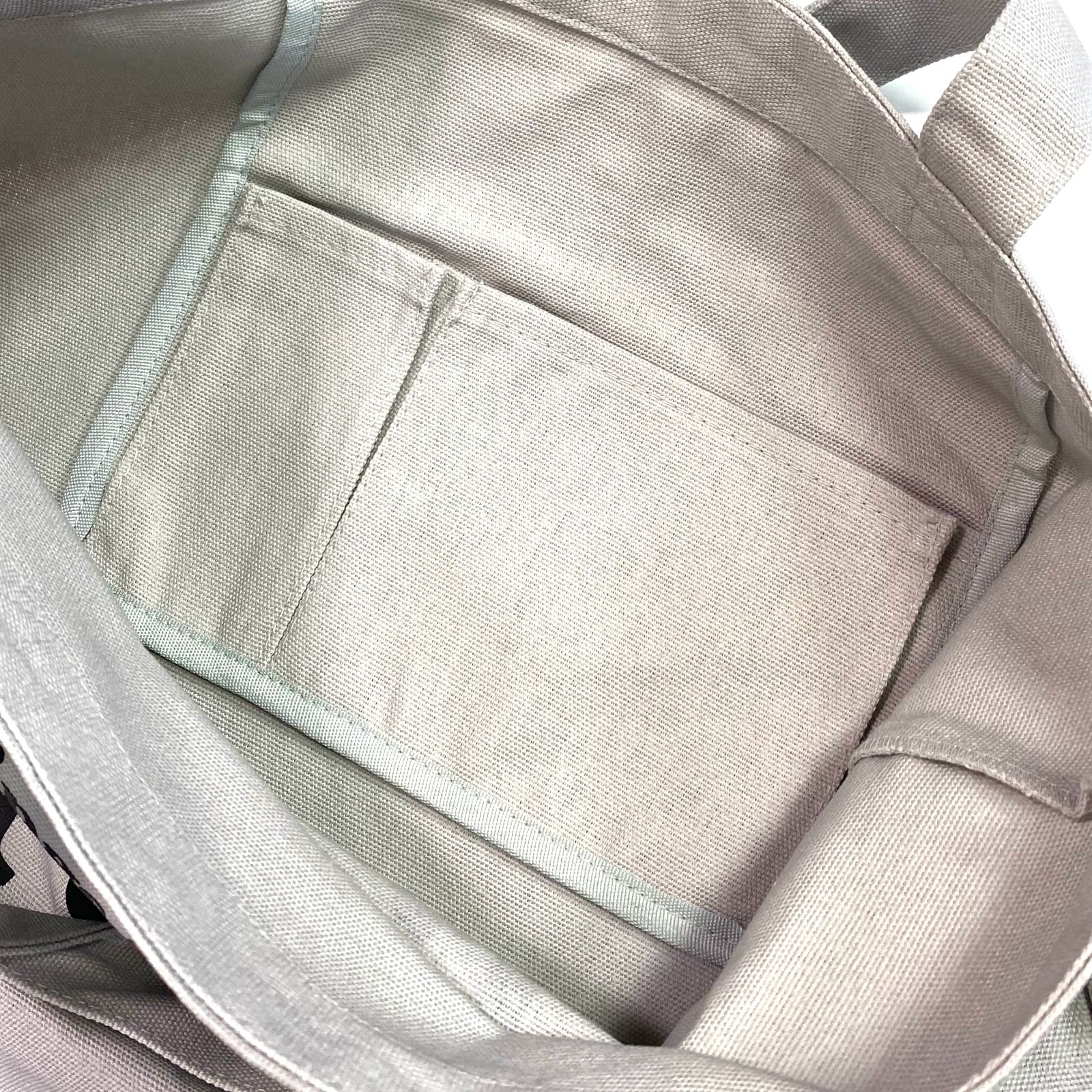 THINGS GO BETTER TOTE BAG (GRAY) / プリントトートバッグ