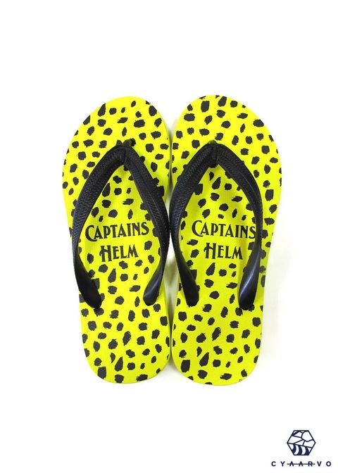× CYAARVO / LEOPARD FLIP FLOP (YELLOW) / シアーヴォ コラボビーチサンダル