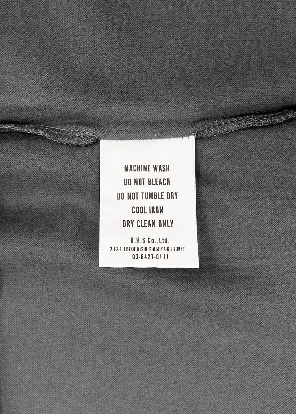 【ラスト1点】BOX LOGO TEE (GRAY) / ボックス ロゴ Tシャツ