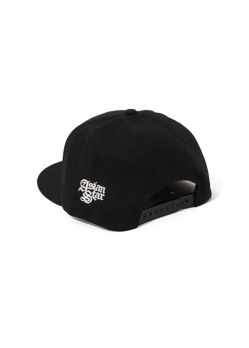 × ASIAN STAR SLOW&SEXY Baseball CAP (BLACK/WHITE) / エイジアンスター コラボ 刺繍ロゴ ベースボールキャップ