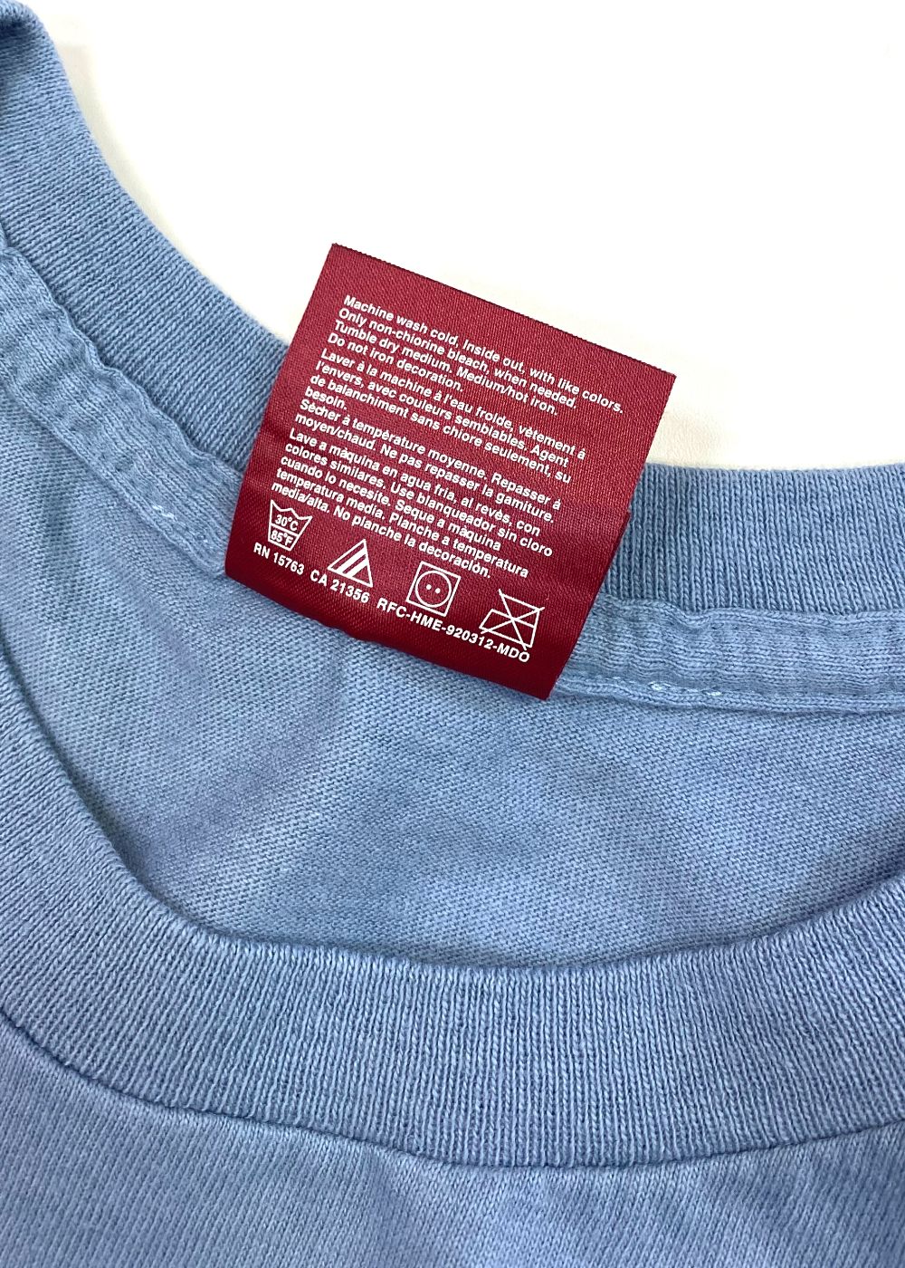 Flame S/S Tee (SAX) / フレイム プリントTee