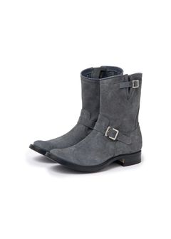 【ラスト1点】×MAGICAL DESIGN×ZERROW'S ENGINEER BOOTS (CHARCOAL) / マジカルデザイン ゼローズ コラボ エンジニアブーツ。