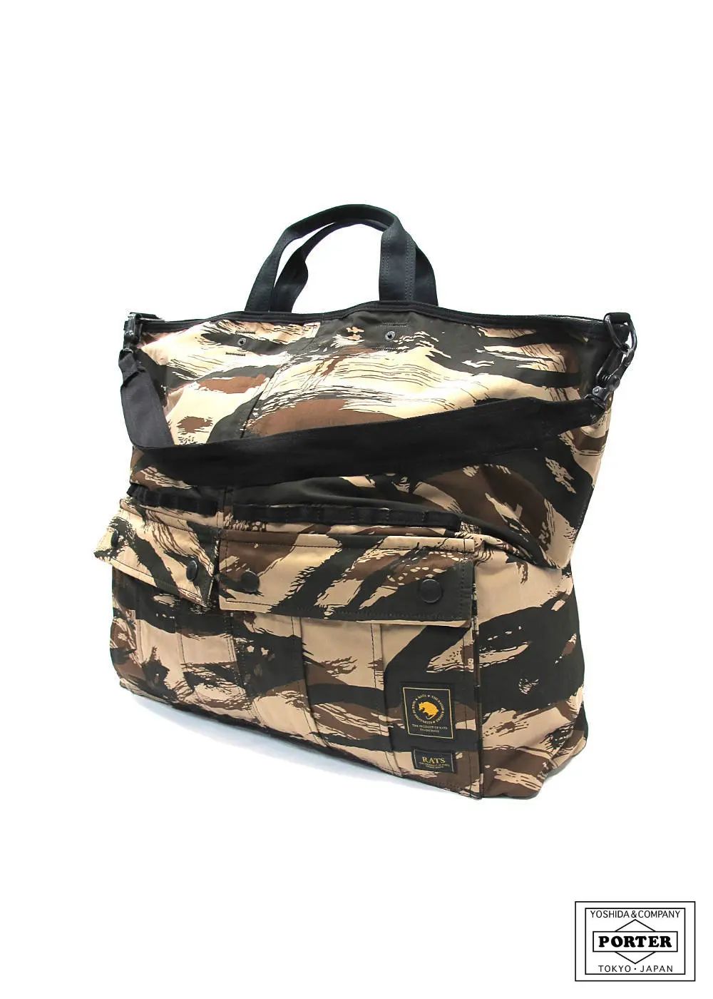CAMO HELMET BAG collaboration with PORTER (CAMOUFLAGE) / ポーター コラボトートバッグ