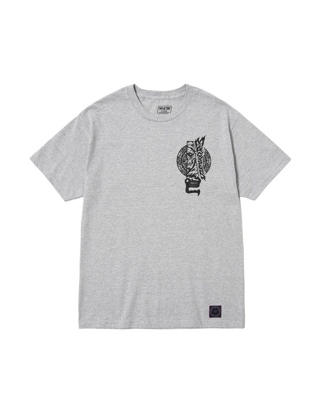 M&M CUSTOM PERFORMANCE - ×MASSES T-SHIRT SAW (GRAY) / マシス 