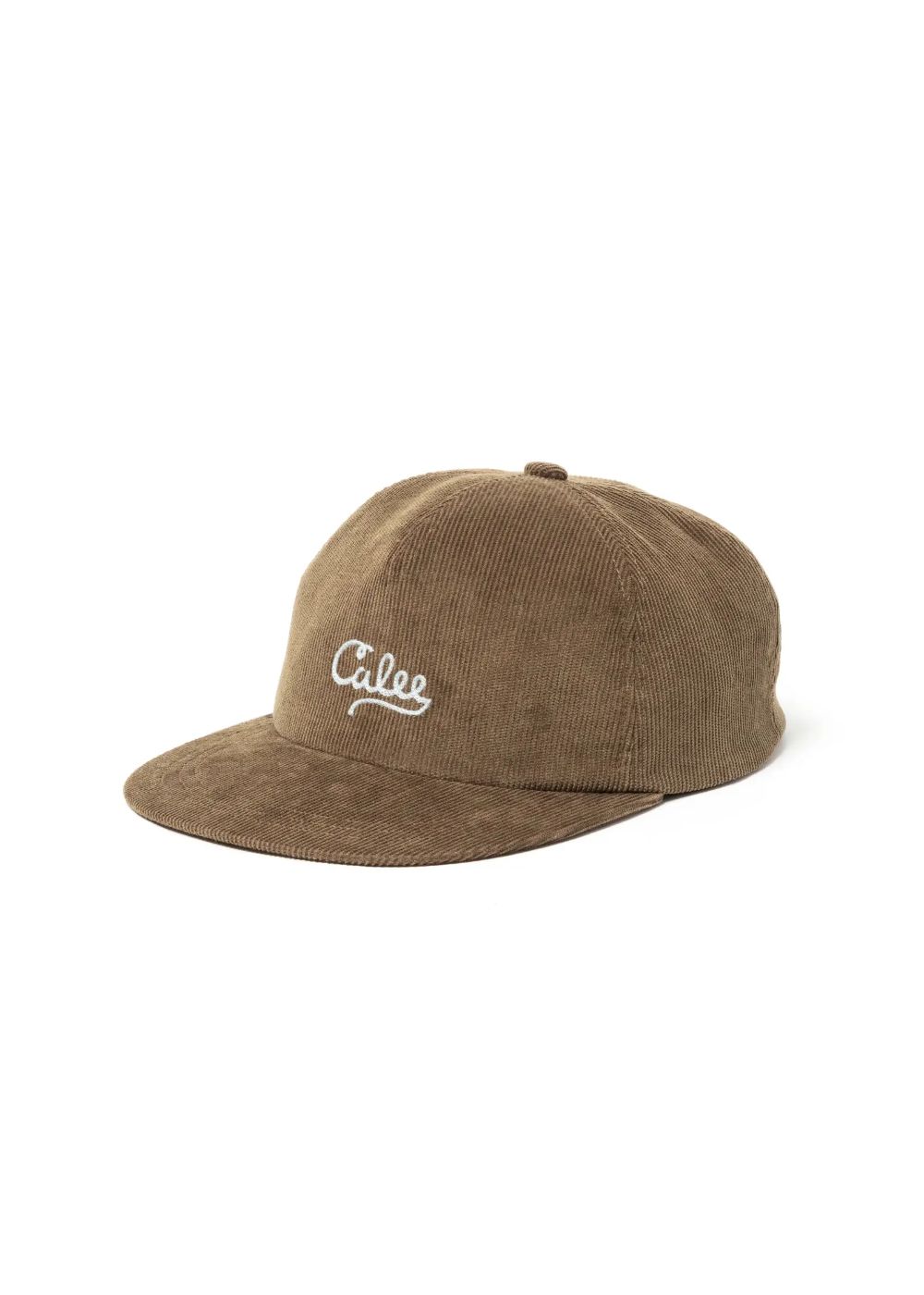 【ラスト1点】13w CORDUROY CALEE LOGO CAP (BROWN) / オリジナル ロゴ刺繍 コーデュロイ キャップ