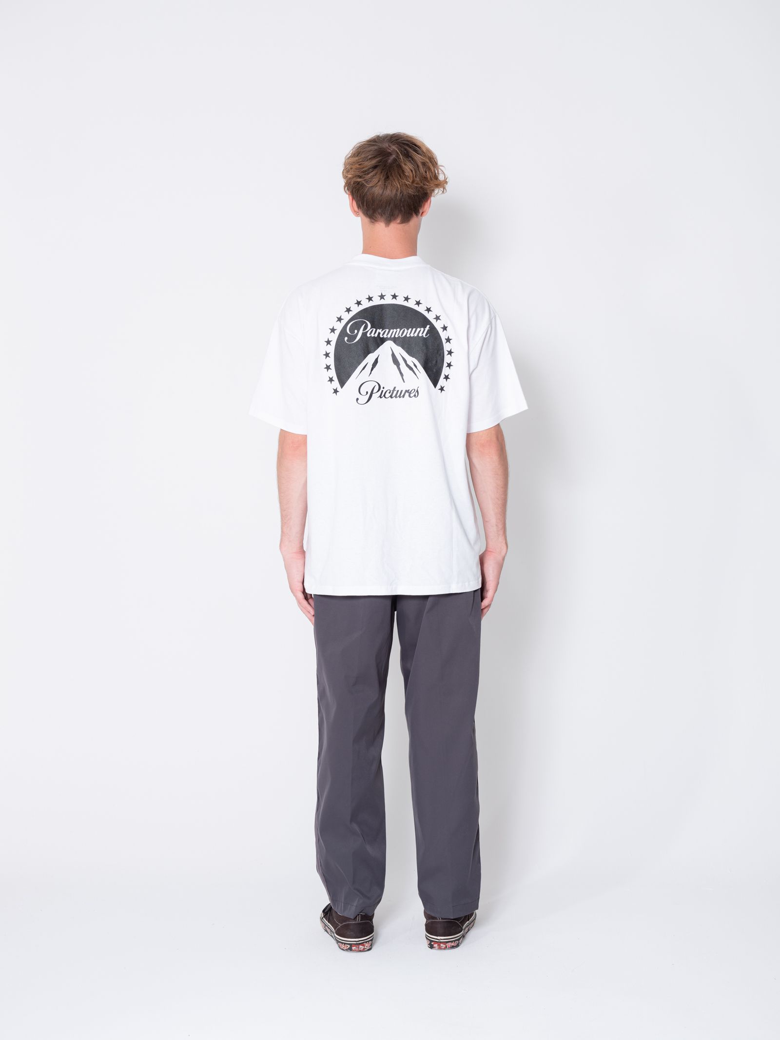 S/S PRINT TEE "HILL" (WHITE) / パラマウントピクチャーズ コラボ Tee